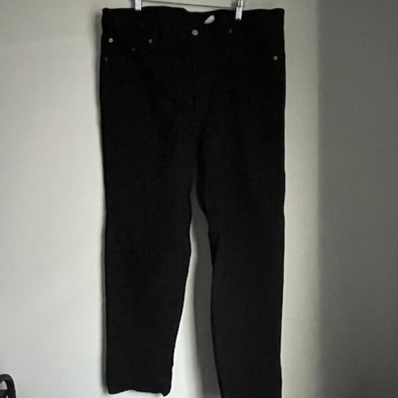 Levi Strauss Black Jeans 550 42x32 Relaxed Fit - Picture 1 of 13